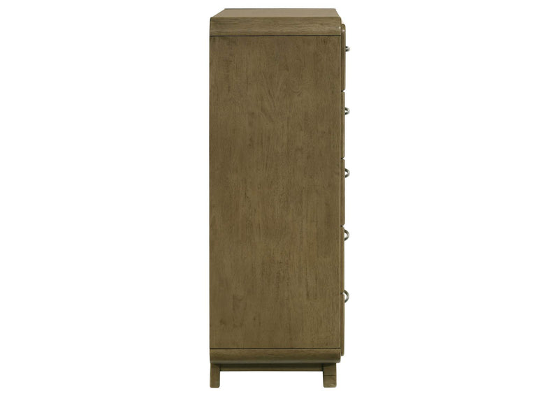 224275 Amsbury 5-drawer Chest of Drawers Nutmeg