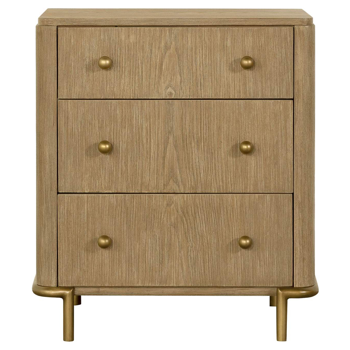 224301KECRM-S4 Arini 4-piece Eastern King Bedroom Set Cream and Sand Wash