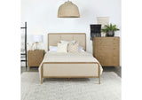 224301QCRM Arini 56-inch Queen Panel Bed Cream and Sand Wash