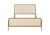 224301QCRM Arini 56-inch Queen Panel Bed Cream and Sand Wash