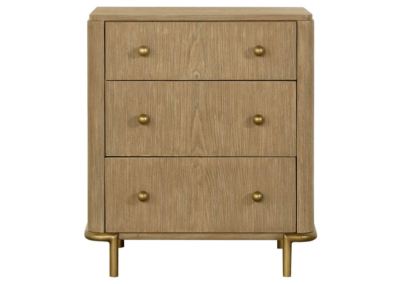 224302 Arini 3-drawer Nightstand Sand Wash
