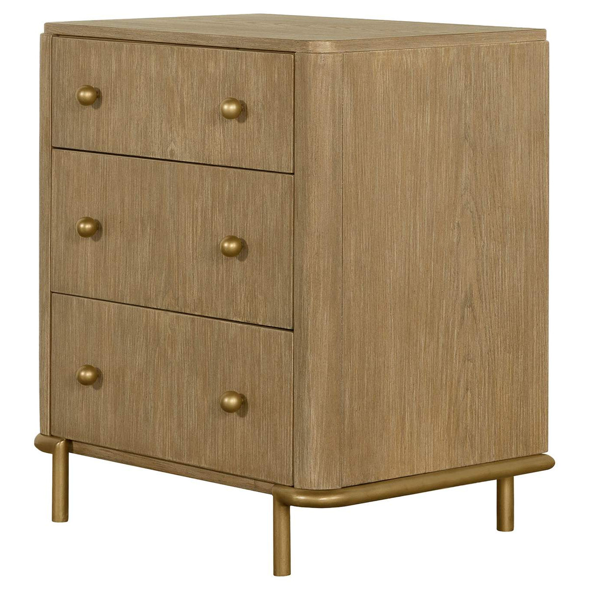 224302 Arini 3-drawer Nightstand Sand Wash
