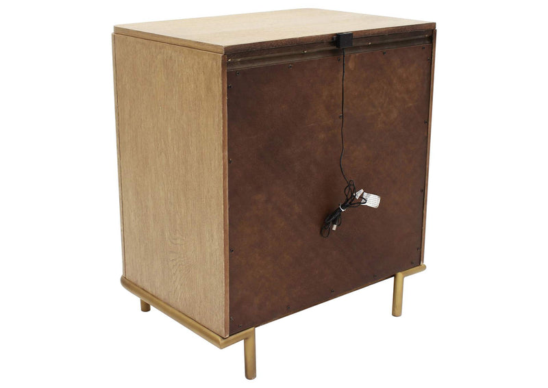 224302 Arini 3-drawer Nightstand Sand Wash