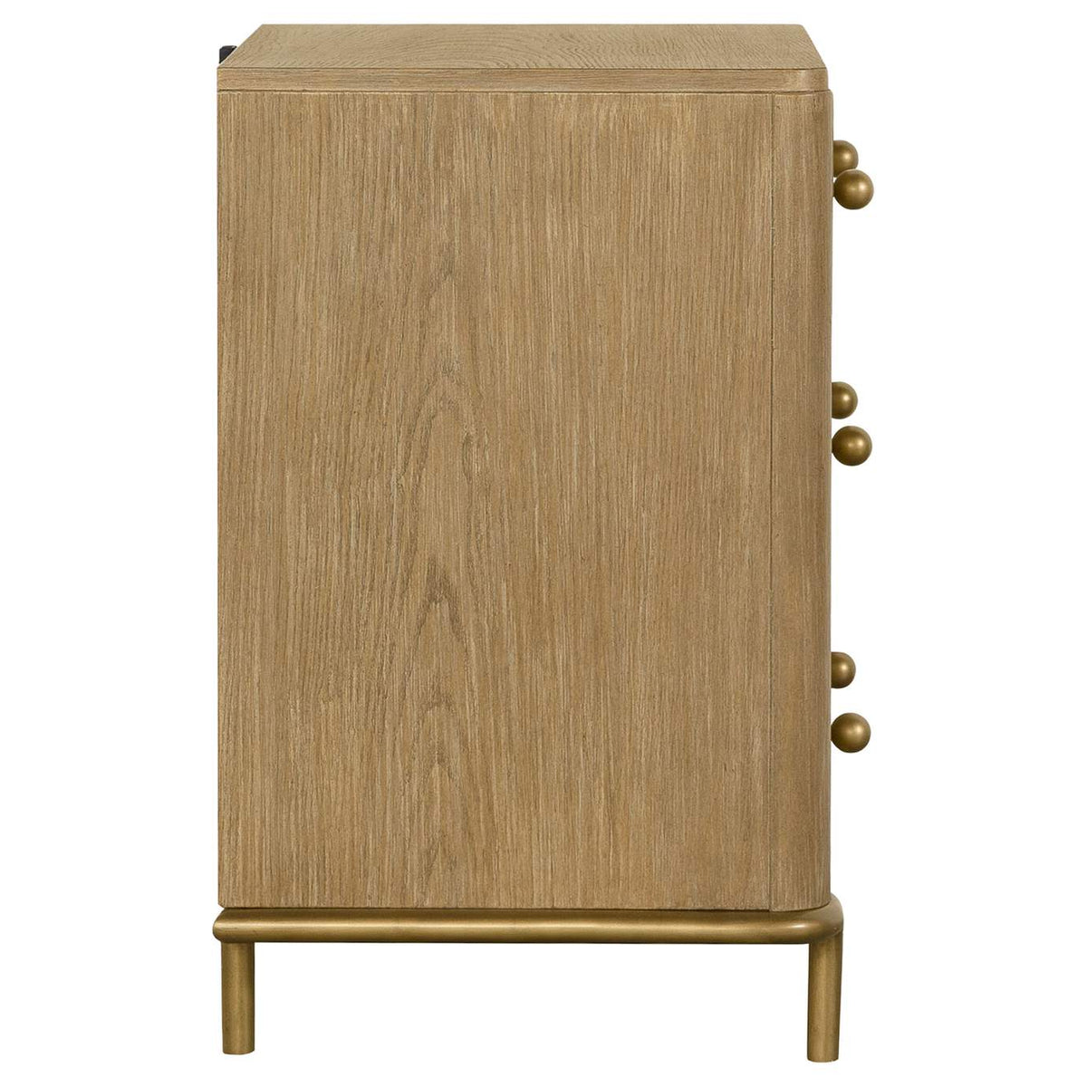 224302 Arini 3-drawer Nightstand Sand Wash