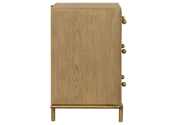 224302 Arini 3-drawer Nightstand Sand Wash