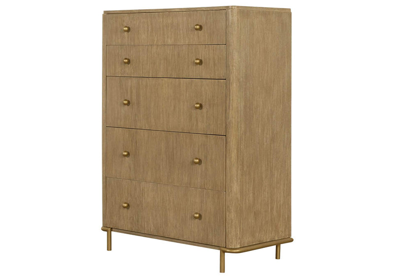 224305 Arini 5-drawer Bedroom Chest Sand Wash