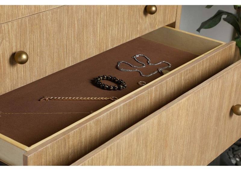 224305 Arini 5-drawer Bedroom Chest Sand Wash