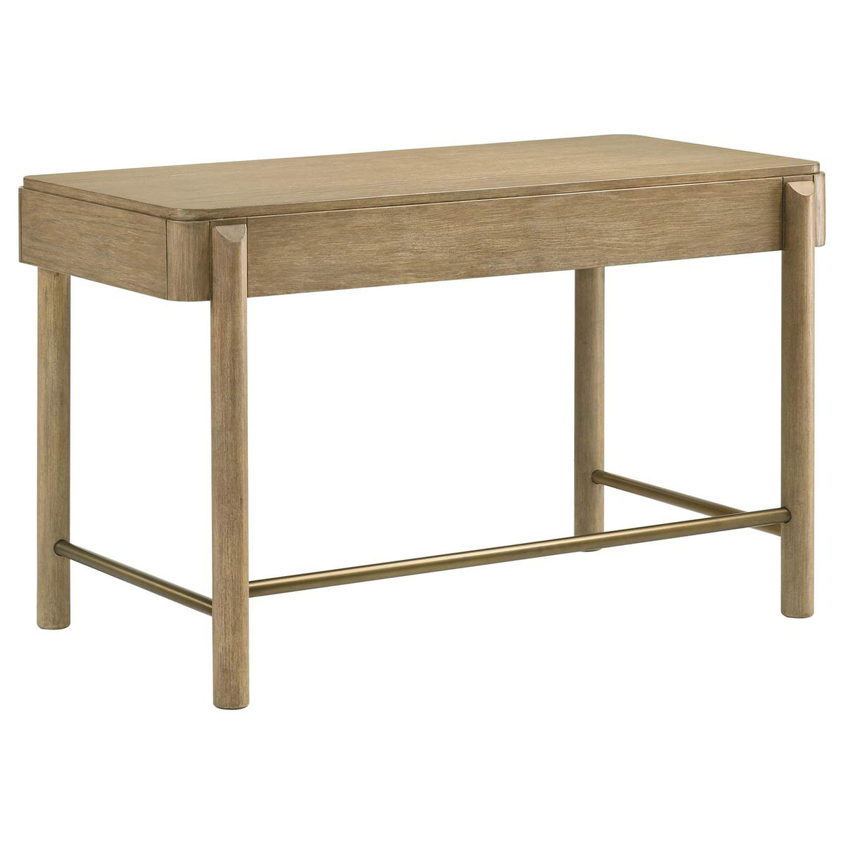 224307 Arini 2-drawer Vanity Desk Makeup Table Sand Wash