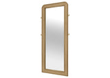 224309 Arini Cane Weave Full Length Standing Floor Mirror Sand Wash