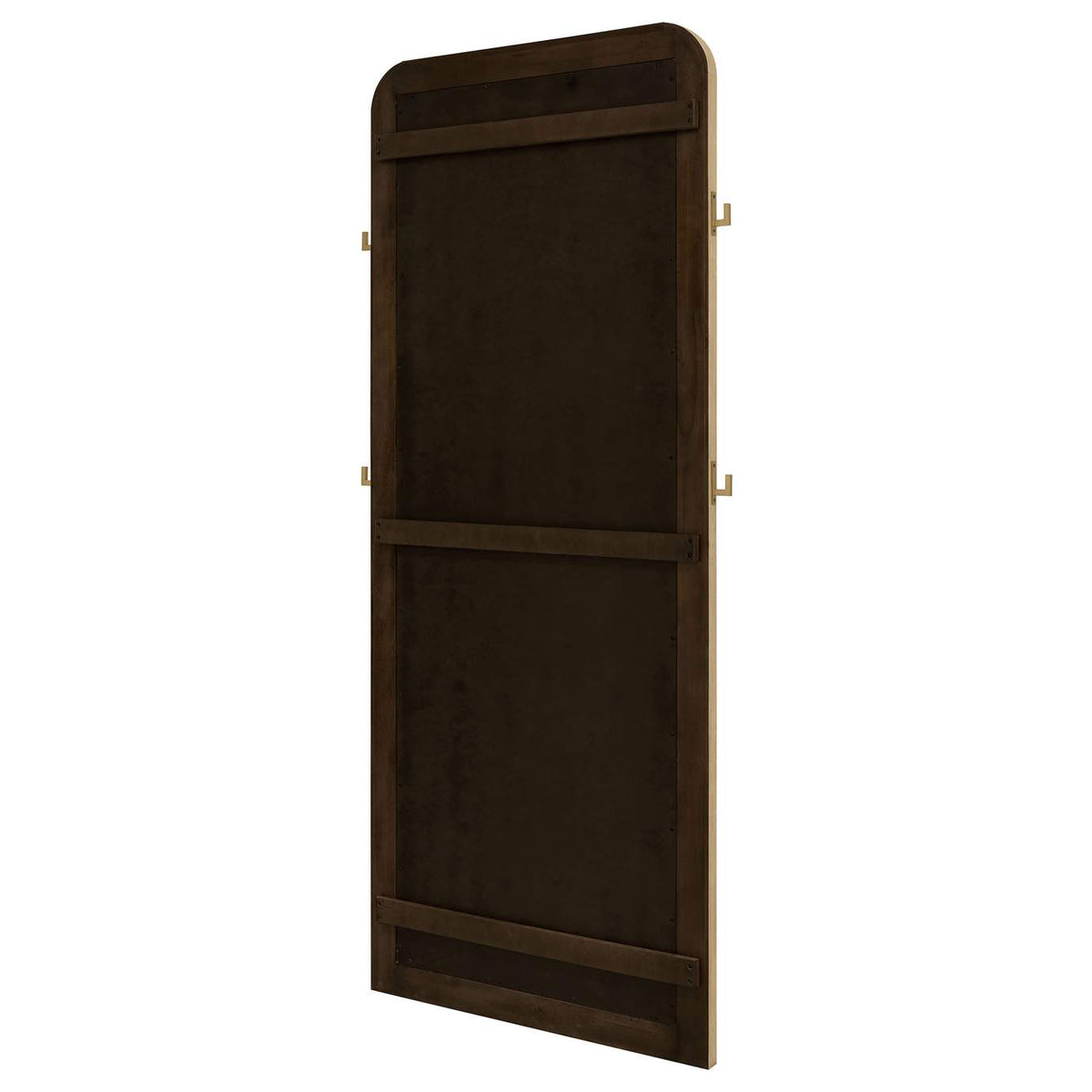 224309 Arini Cane Weave Full Length Standing Floor Mirror Sand Wash