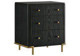 224331KE-S4 Arini 4-piece Eastern King Bedroom Set Black and Grey