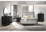 Arini 5-piece Eastern King Bedroom Set Black and Grey