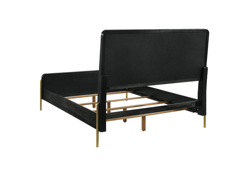 224331KECRM Arini 56-inch Eastern King Panel Bed Cream and Black