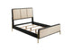 224331QCRM Arini 56-inch Queen Panel Bed Cream and Black