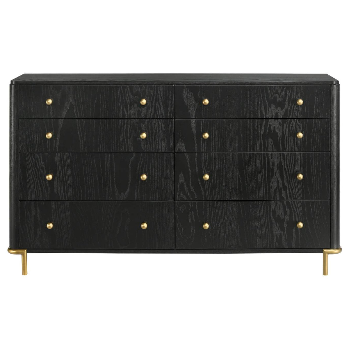224333 Arini 8-drawer Dresser Black