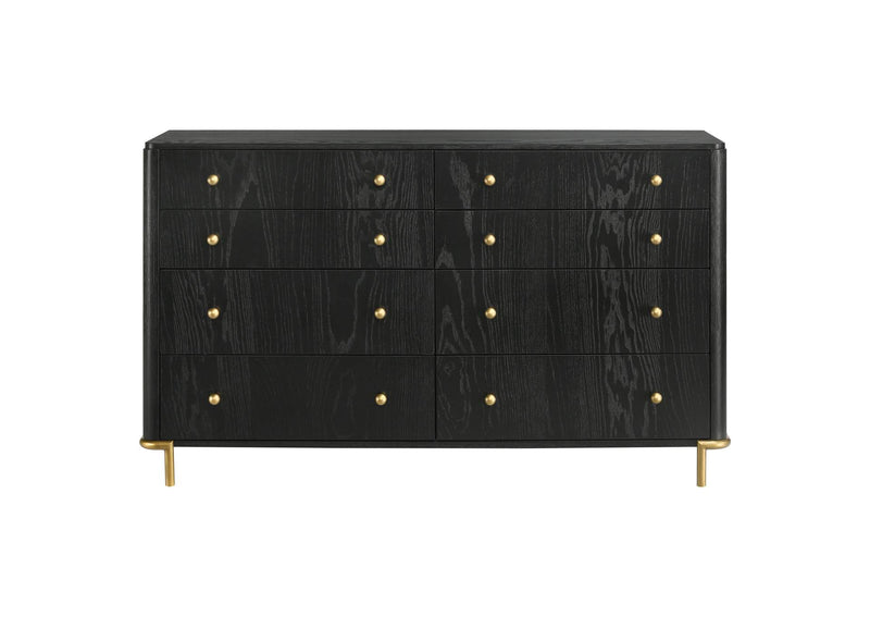 224333 Arini 8-drawer Dresser Black
