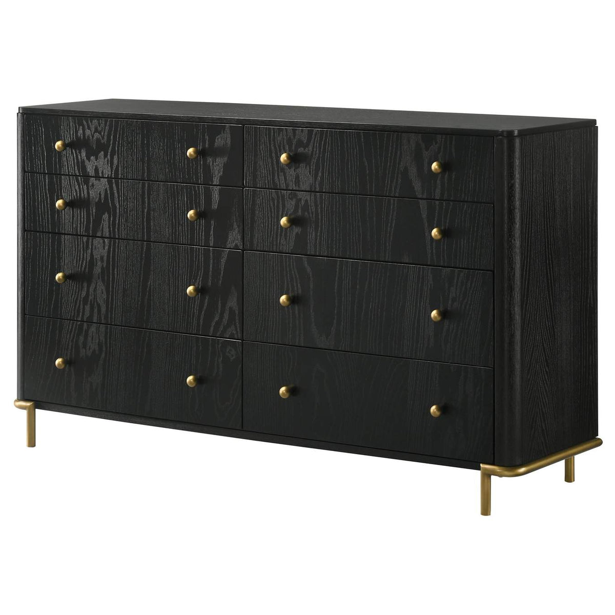 224333 Arini 8-drawer Dresser Black