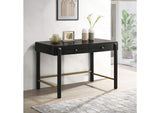 224337 Arini 2-drawer Vanity Desk Makeup Table Black
