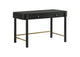 224337 Arini 2-drawer Vanity Desk Makeup Table Black