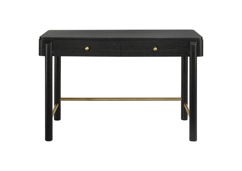 224337 Arini 2-drawer Vanity Desk Makeup Table Black