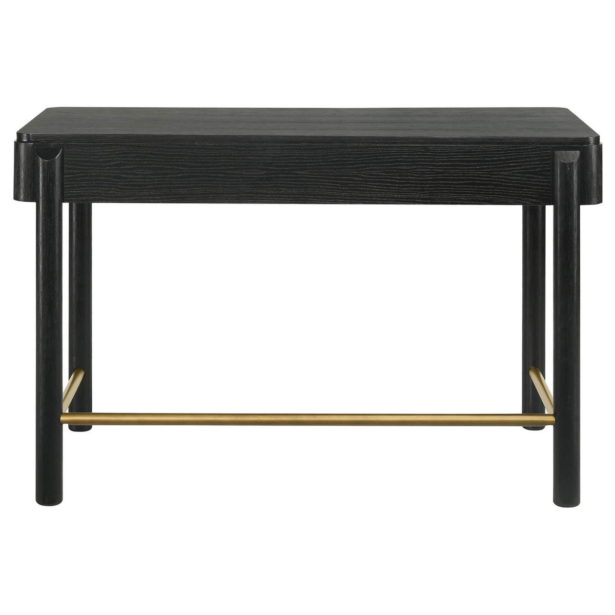 224337 Arini 2-drawer Vanity Desk Makeup Table Black