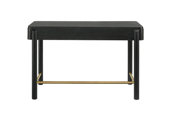 224337 Arini 2-drawer Vanity Desk Makeup Table Black