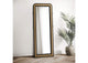 224339 Arini Cane Weave Full Length Standing Floor Mirror Black