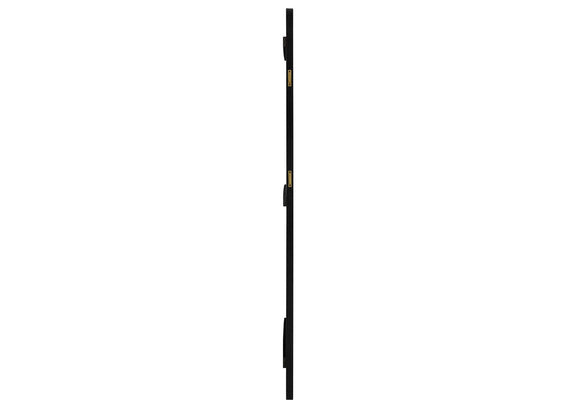 224339 Arini Cane Weave Full Length Standing Floor Mirror Black