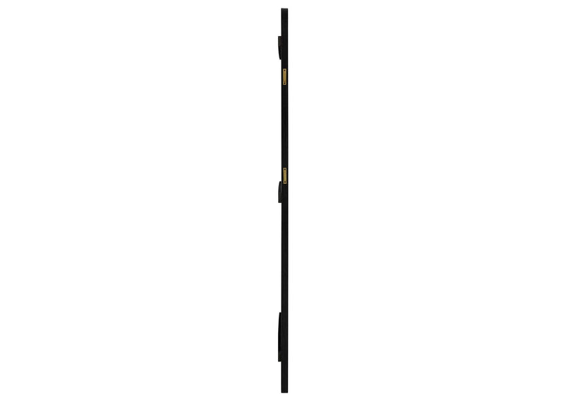 224339 Arini Cane Weave Full Length Standing Floor Mirror Black