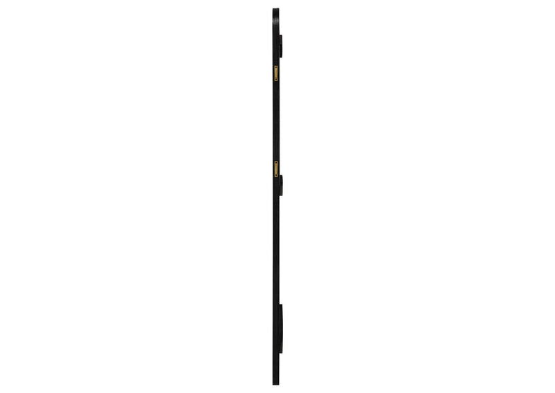 224339 Arini Cane Weave Full Length Standing Floor Mirror Black