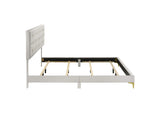 224401KE Kendall Upholstered Eastern King Panel Bed White