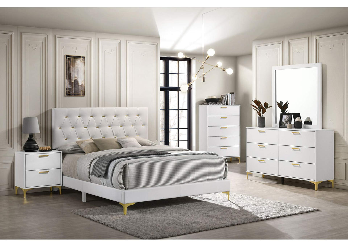 Kendall 5-piece California King Bedroom Set White
