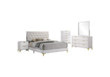 224401KW-S5 Kendall 5-piece California King Bedroom Set White