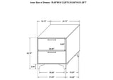 224401Q-S5 Kendall 5-piece Queen Bedroom Set White
