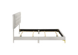 224401Q Kendall Upholstered Queen Panel Bed White