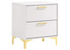 224402 Kendall 2-drawer Nightstand White