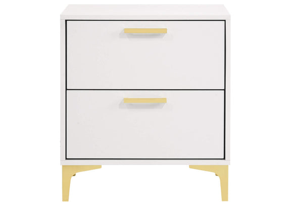 224402 Kendall 2-drawer Nightstand White