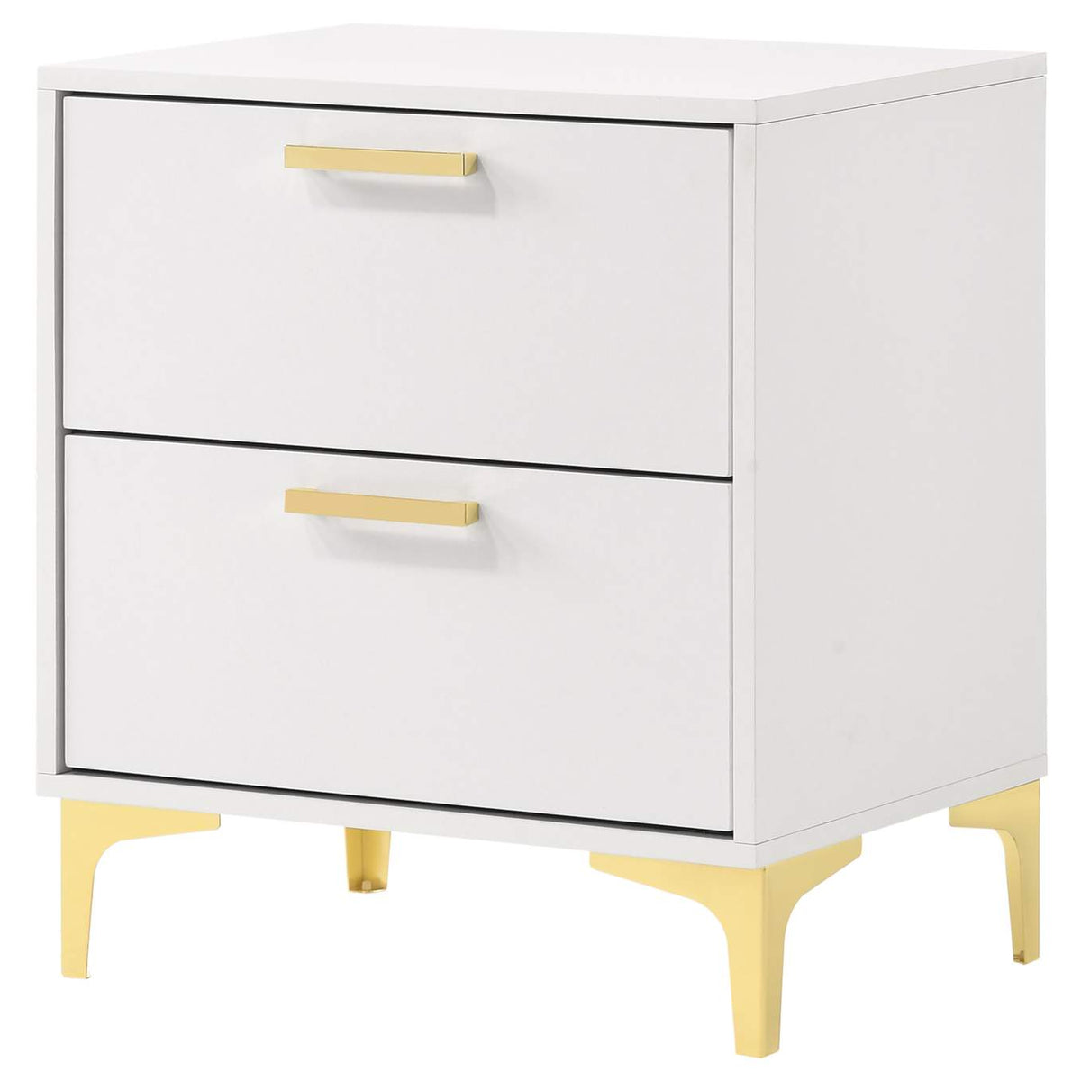 224402 Kendall 2-drawer Nightstand White