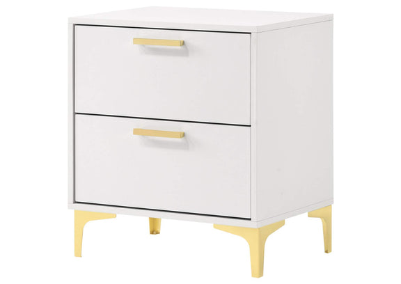 224402 Kendall 2-drawer Nightstand White