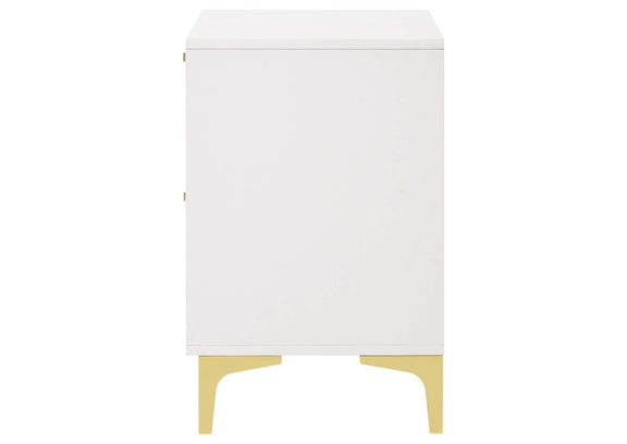 224402 Kendall 2-drawer Nightstand White