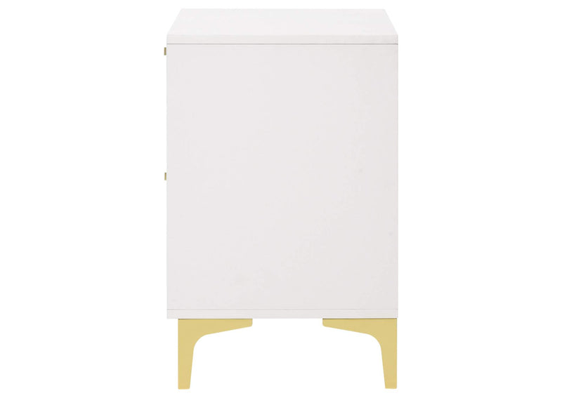 224402 Kendall 2-drawer Nightstand White