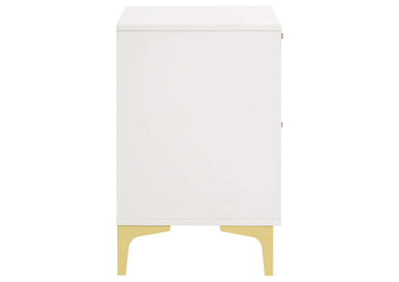 224402 Kendall 2-drawer Nightstand White