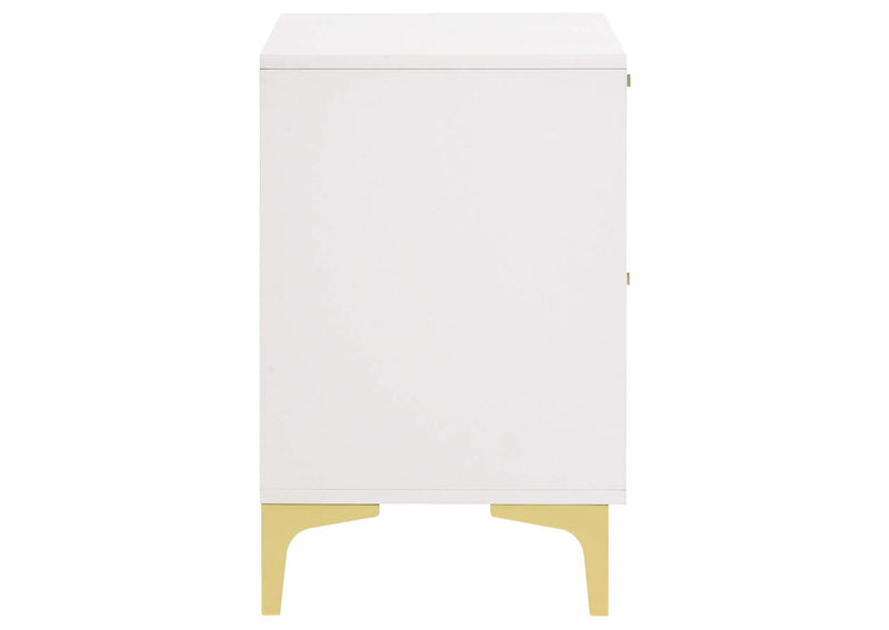 224402 Kendall 2-drawer Nightstand White