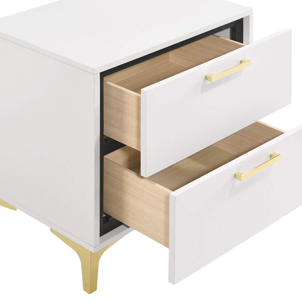 224402 Kendall 2-drawer Nightstand White