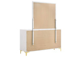 224403M Kendall 6-drawer Dresser with Mirror White
