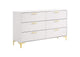 224403 Kendall 6-drawer Dresser White