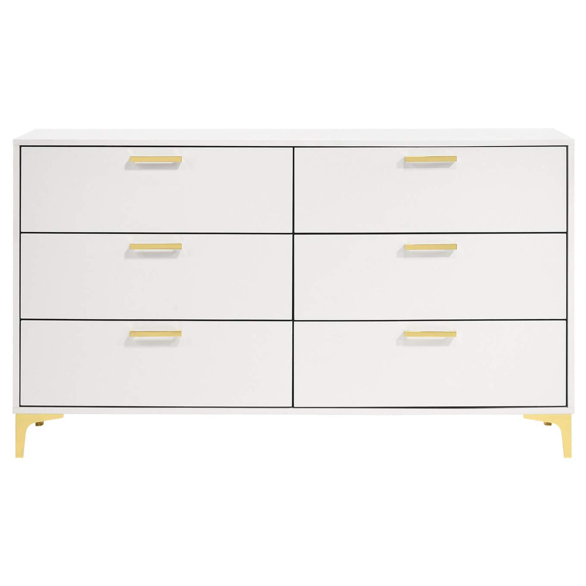 224403 Kendall 6-drawer Dresser White