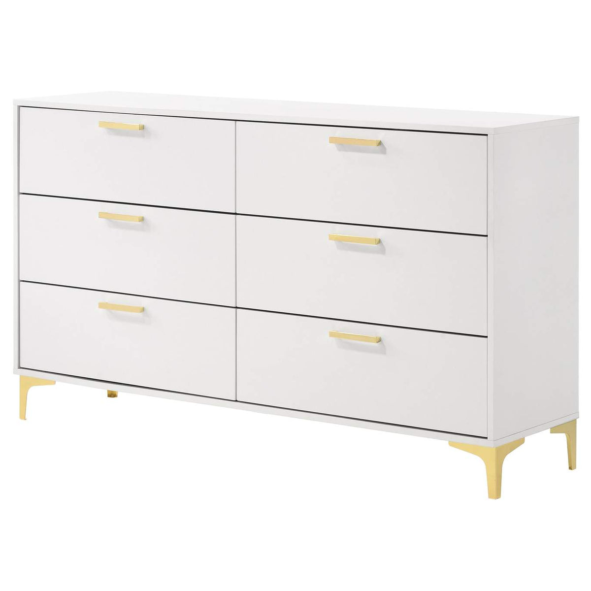 224403 Kendall 6-drawer Dresser White