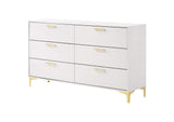 224403 Kendall 6-drawer Dresser White