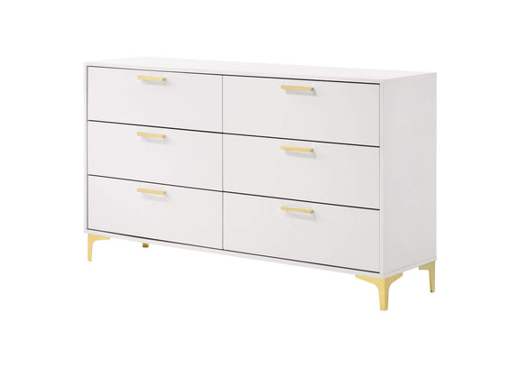 224403 Kendall 6-drawer Dresser White